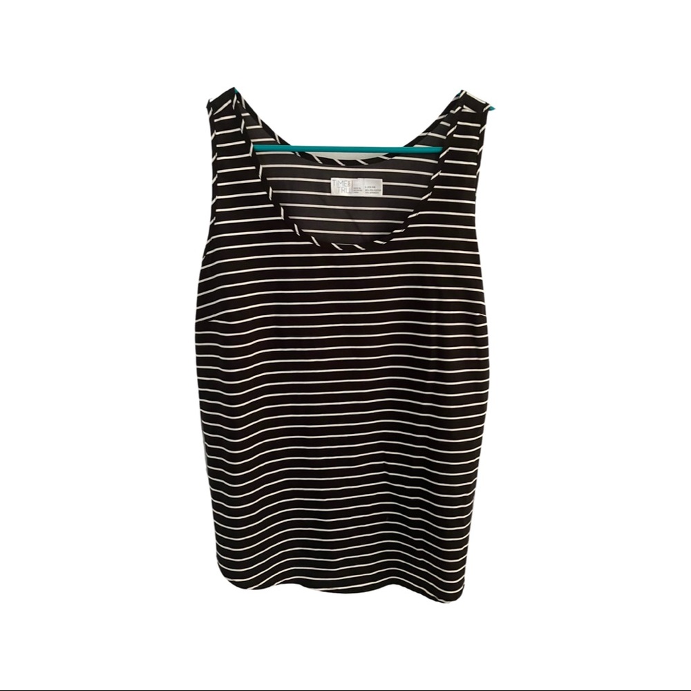 Black and White Striped Shirt